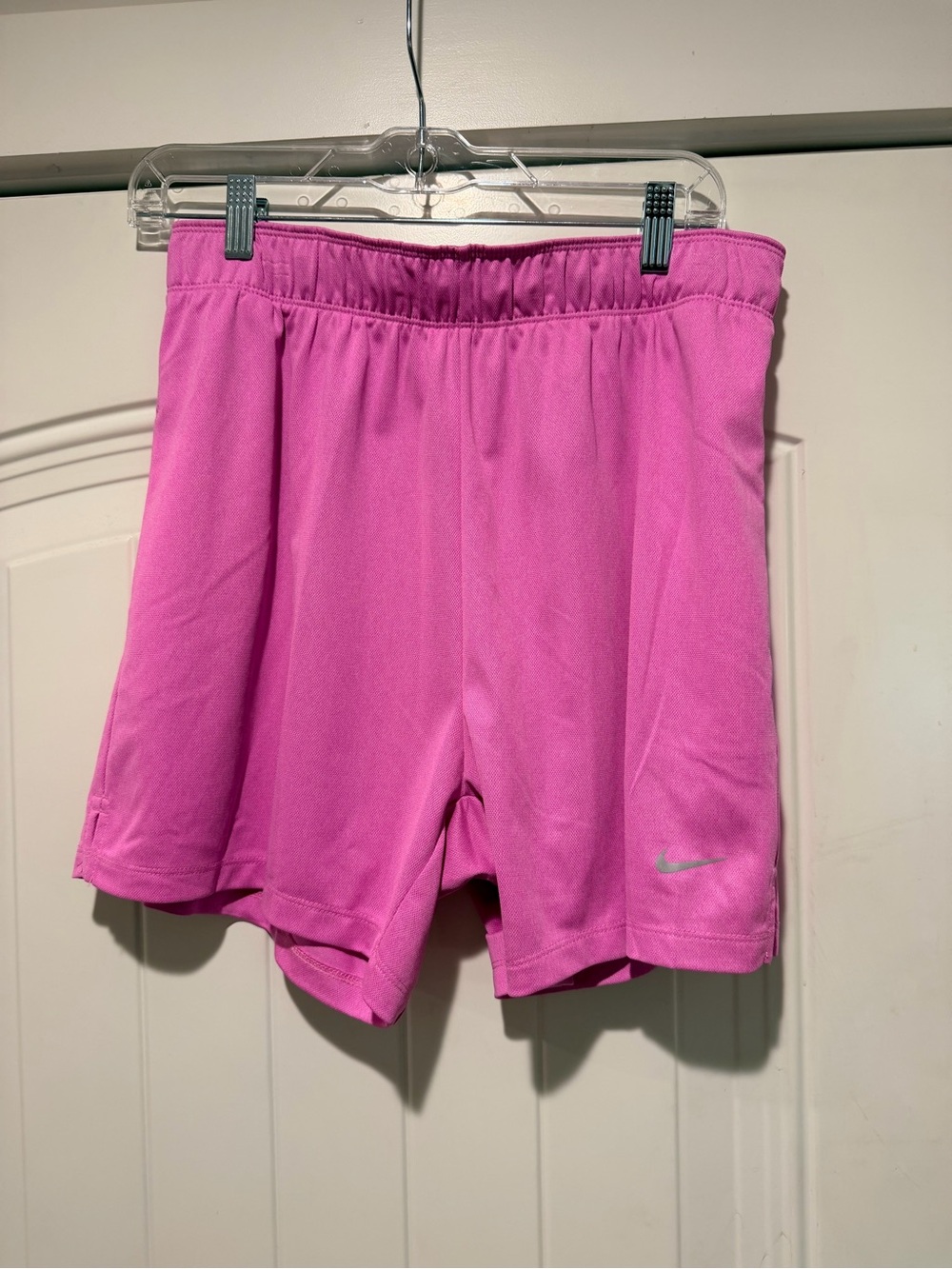 Nike Women's Bright Pink Running Shorts with Liner